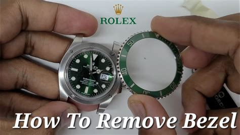 rolex daytona remove bezel